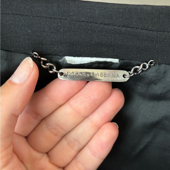 Dolce & Gabbana Men’s Black Wool Blazer Suit Jacket Size 52 IT/ 42 US - Picture 5 of 9